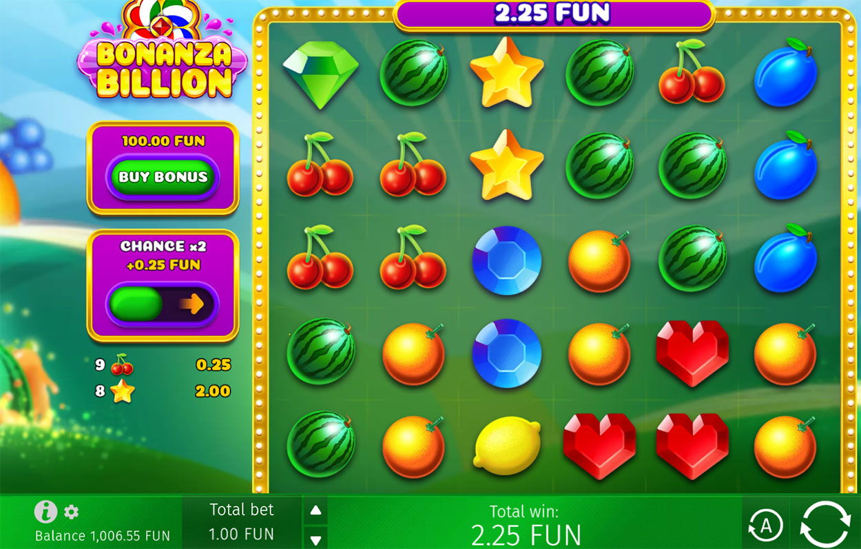 Играть в Bonanza Billion игровой автомат.