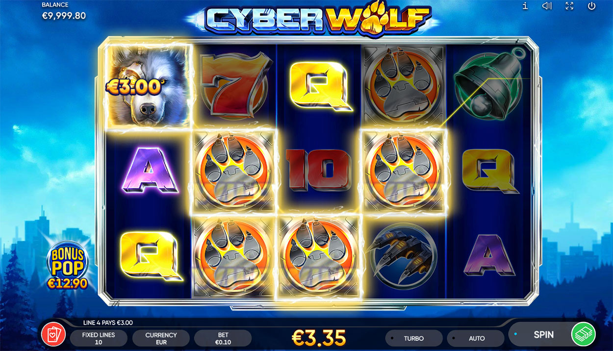 Играть в игровой автомат Кибер Волк.